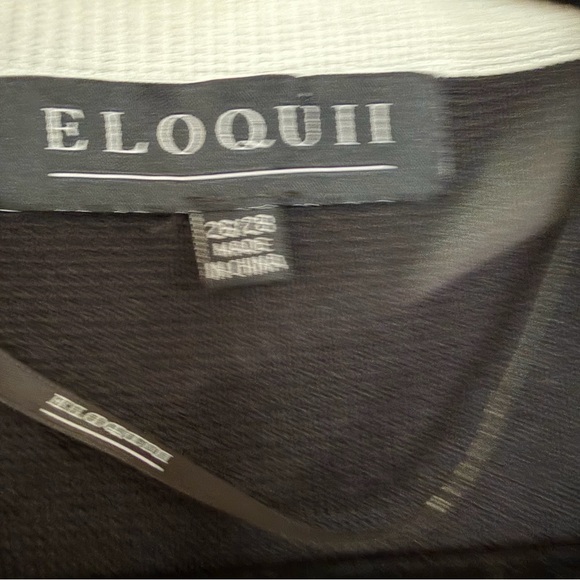 Eloquii Black and White Knit Dress NWT - Picture 6 of 9